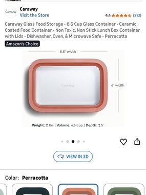 Caraway Rectangular Food Storage Container